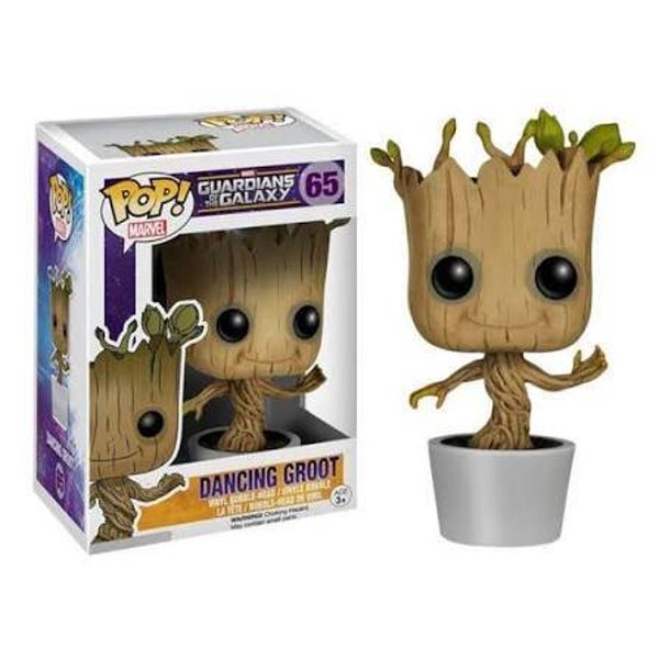 GARDIENS DE LA GALAXIE - pop 0065 - Groot dancing (pot)