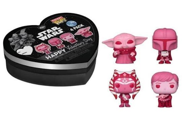 STAR WARS - pack de 4 pocket pop - COEUR Valentine's Day