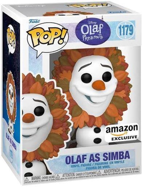 REINE DES NEIGES / FROZEN - pop 1179 - Olaf en Simba (EXCLU AMAZON)