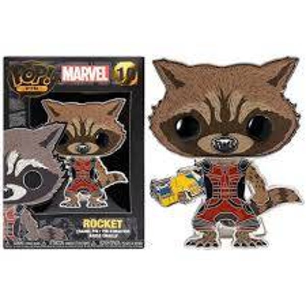 GARDIENS DE LA GALAXIE - PIN'S FUNKO - Marvel 10 Rocket (destock)