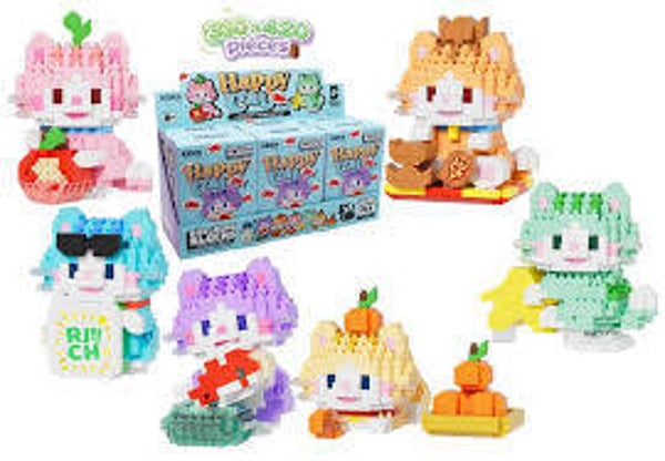 KAWAII - Briques KENJI - Happy Cat Boite surprise