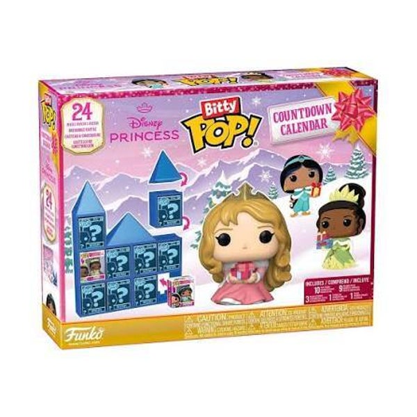 PRINCESSES DISNEY - Calendrier de l'Avent 24 jours - Bitty pop princesses