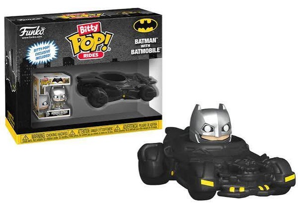 BATMAN (DC) - Bitty Pop Rides - Batman & Batmobile