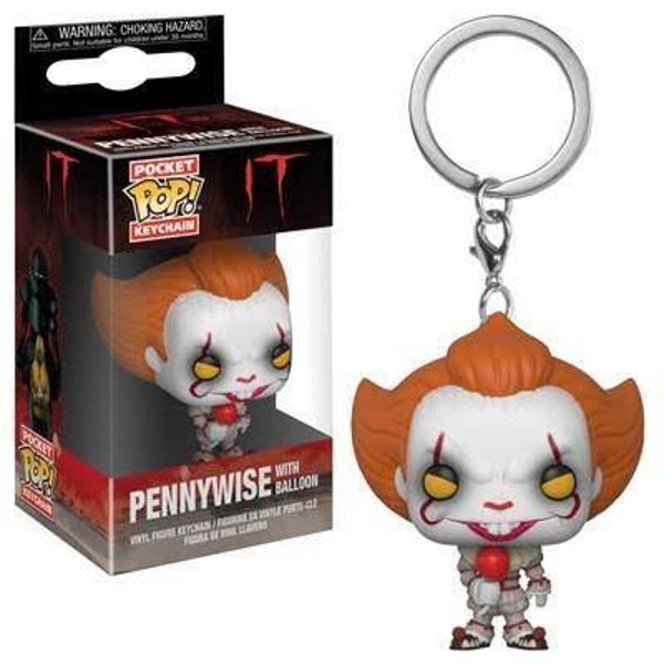 HORREUR - Keychain - (it/ça) Pennywise with Balloon