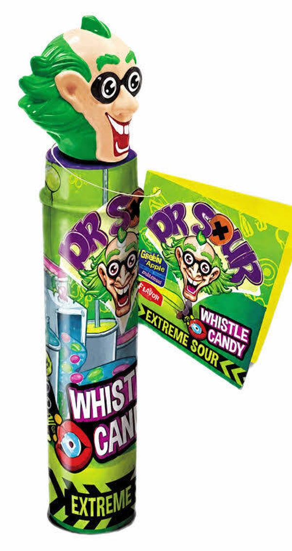 BONBON - Dr Sour Whistle candy sucette & sifflet (Alimentaire Pays-Bas)