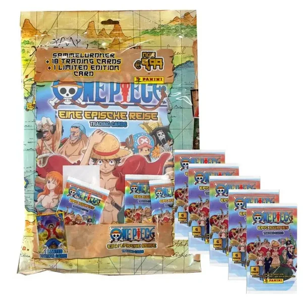 ONE PIECE - Pack de démarrage & 18 cartes One Piece : Epic Journey Trading Cards (destock)