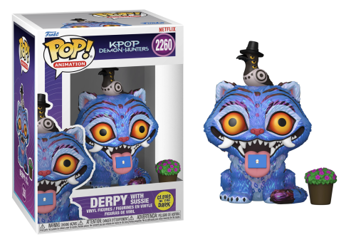 K-POP DEMON HUNTERS - pop 2260 - (Ed gGlow) Derpy & Sussie (tigre & oiseau)