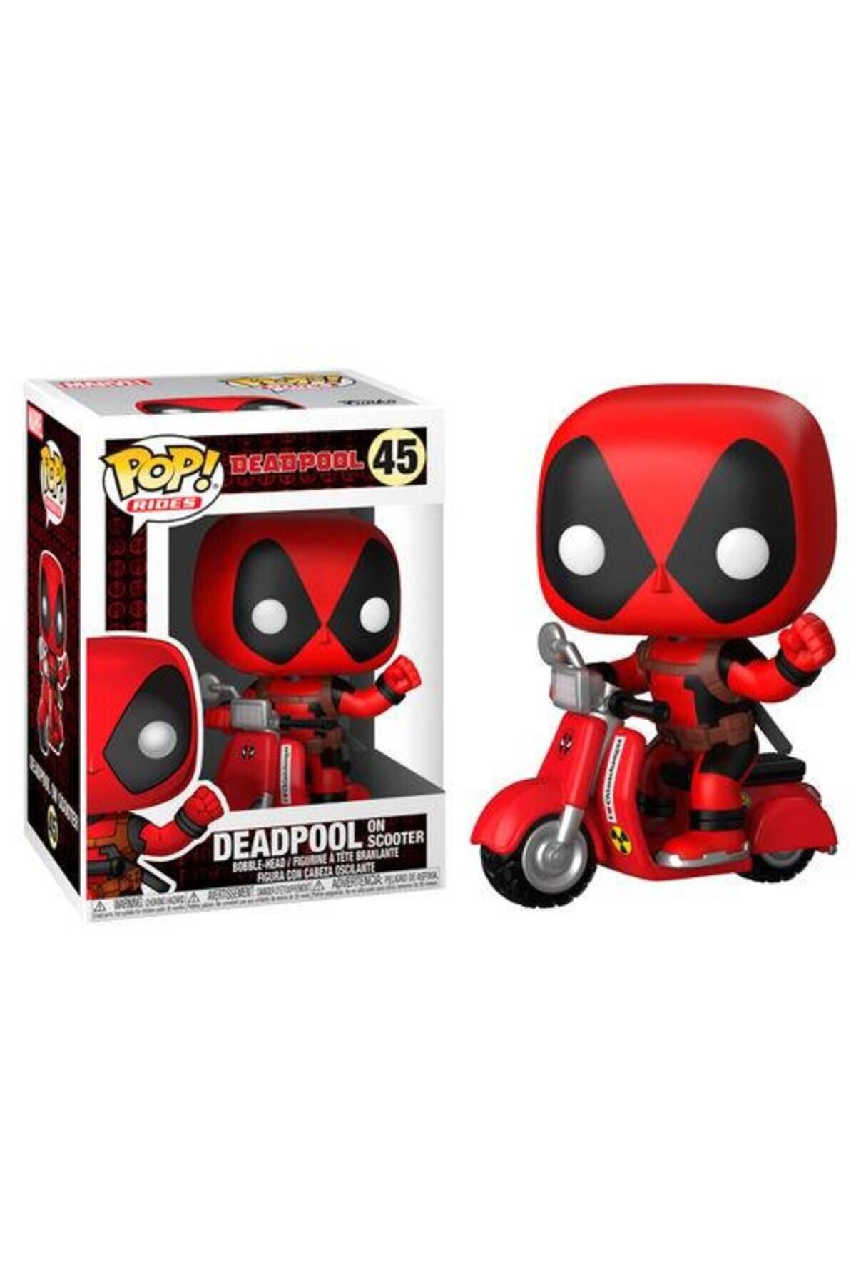 DEADPOOL - pop 0048 - Deadpool en scooter