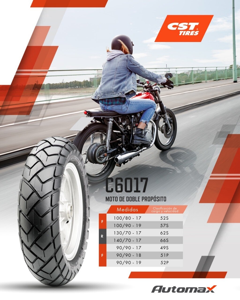 llanta CST C-6017