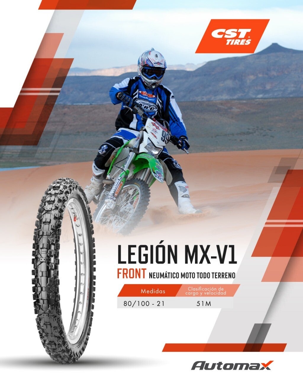 Llanta CST LEGION MX-V1