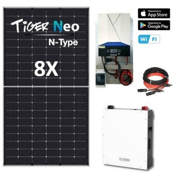 Kit Solar 5.000W 48V 19.000whdía Litio 5.1Kw