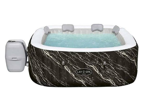 Bestway Lay-Z-Spa Hollywood AirJet 6001F cuadrada - Ø180x66 cm - Piscina de hidromasaje spa para 4-6 personas