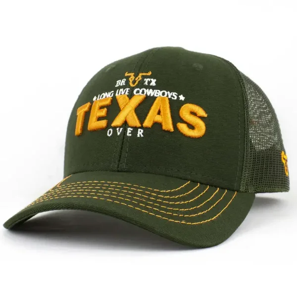 Boné Texas Over 6 gomos Verde militar