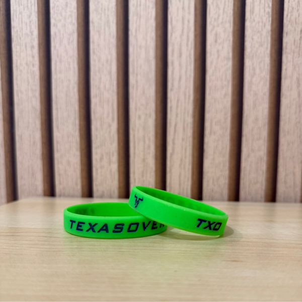 Pulseira de silicone Texas over