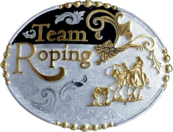 Fivela team Roping