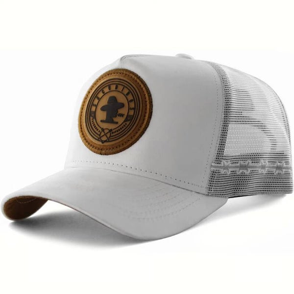 Boné Sacudido's Logo Caipira - Suede Branco