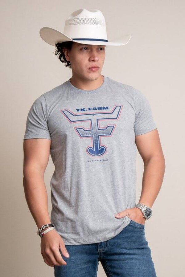 CAMISETA MASCULINA TEXAS FARM