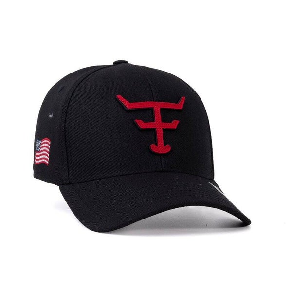 BONE TEXAS FARM - PRETO/ VERMELHO