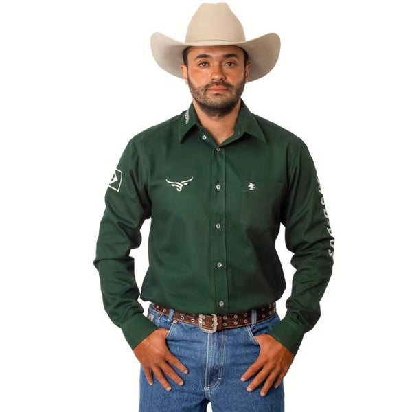 Camisão Manga Longa Sacudido's Masculina - Verde