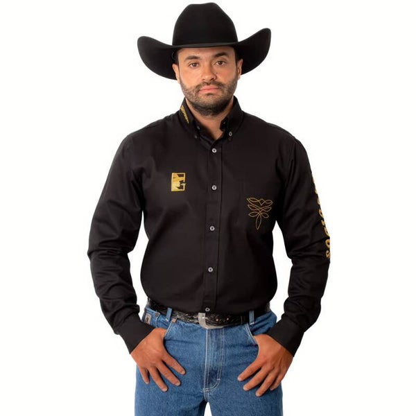 Camisão Manga Longa Sacudido's Masculina - Preto