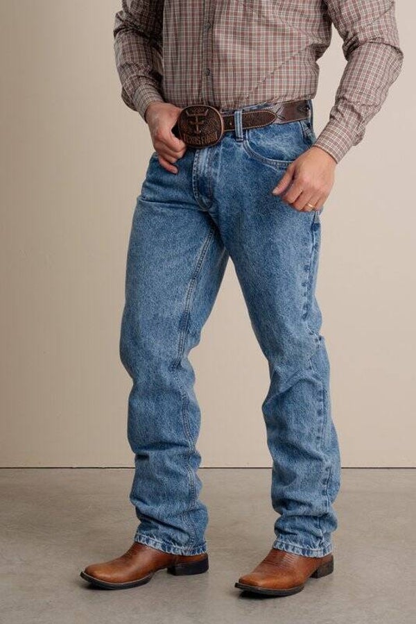 CALÇA JEANS MASCULINA TEXAS FARM - STYLE TWO HARD 100%