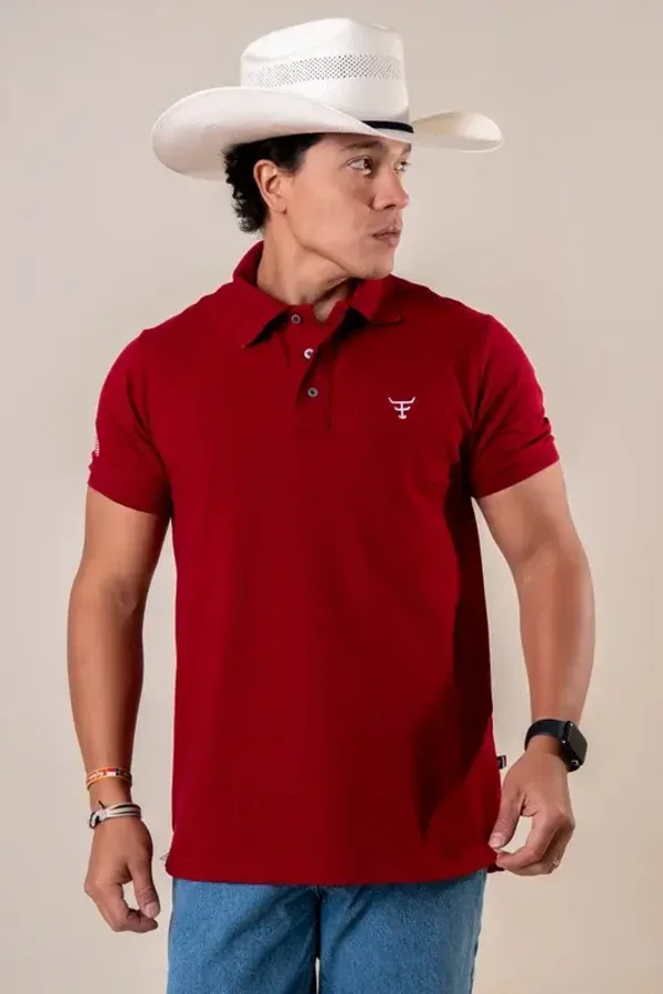 CAMISA POLO MASCULINA TEXAS FARM - NEW STYLE