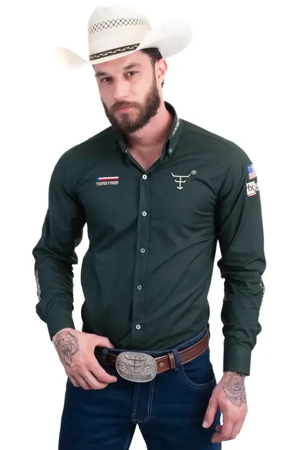 Camisa de competição Texas Farm