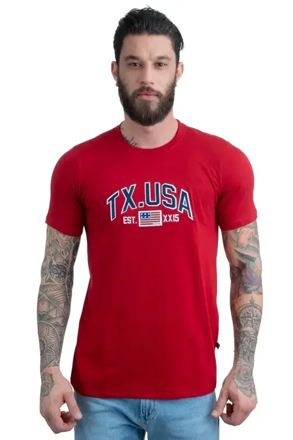 T-shirt Texas farm tamanho G