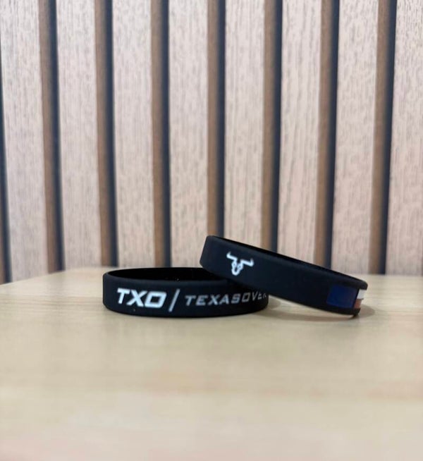 Pulseira de silicone Texas over