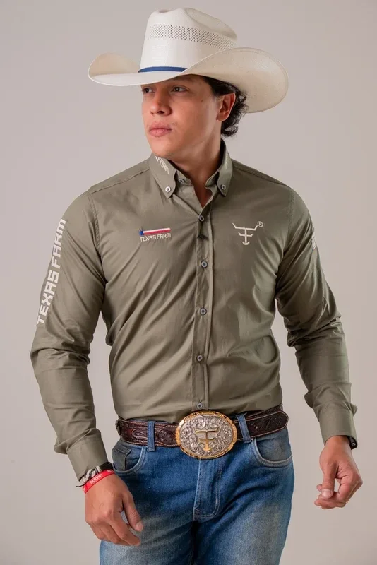 Camisa Competição Texas Farm tamanho M
