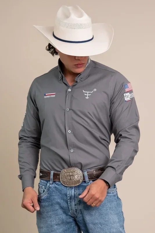Camisa competição Texas Farm tamanho M