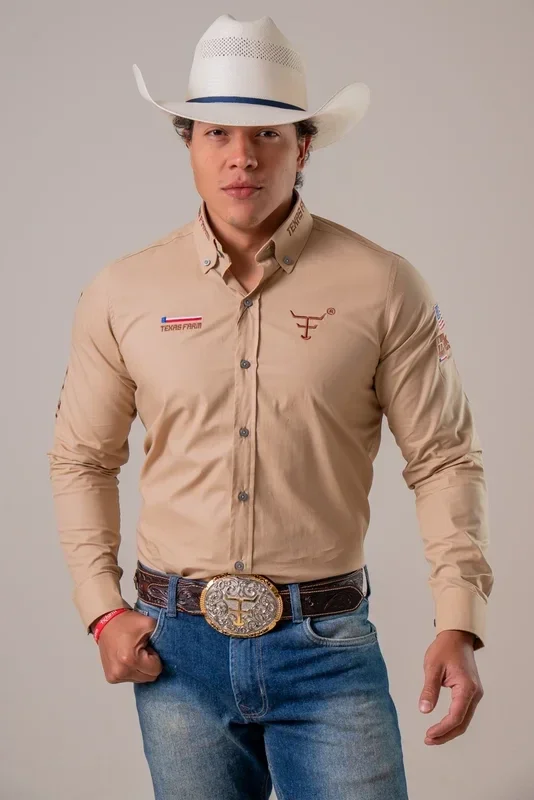 Camisa competição Texas Farm Tamanho M