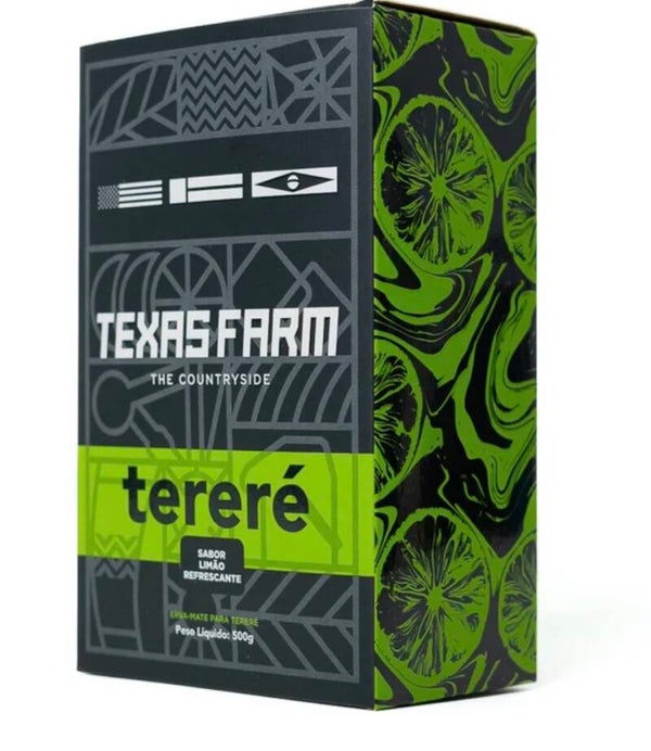 Erva de tereré Texas farm sabor limão com hortelã
