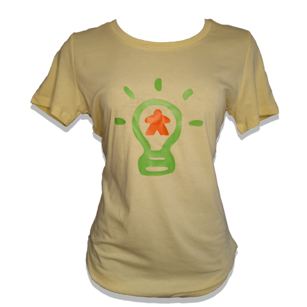 T-shirt - Butter -Lightbulb - Full Meeple Orange Limited Edition