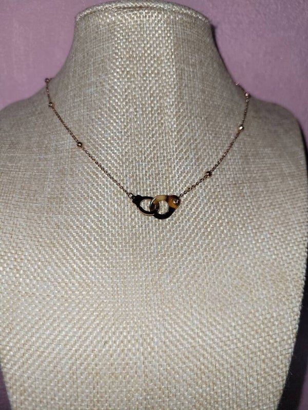 COLLIER MENOTTE MARRON