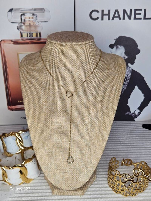 COLLIER COEUR ( Coulissant)