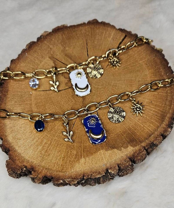 ✨ Bracelet "Chaîne Céleste" — L’éclat doré des étoiles