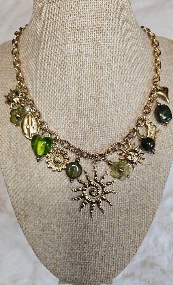 🌟 Collier "Maxi Soleil" — L’éclat du maximalisme