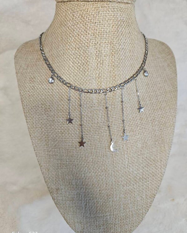 Collier Luna – Féerie argentée