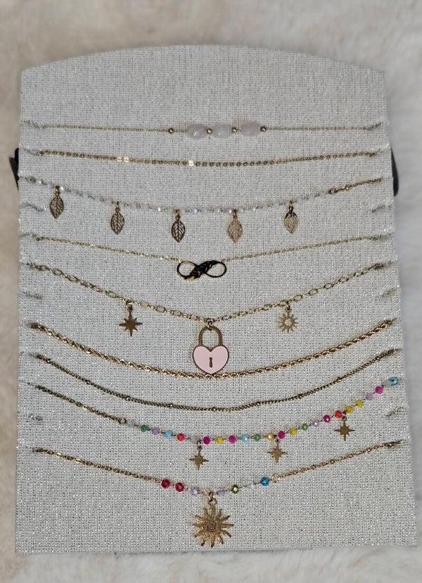 « Ensemble de colliers tendance et colorés – Petits prix, styles variés »