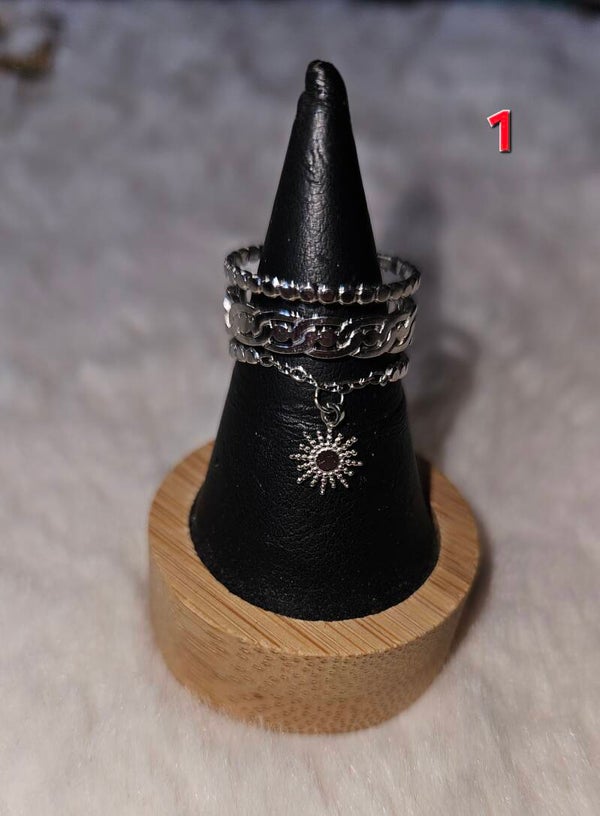 ✨️Bagues  multirangs chaînette✨️