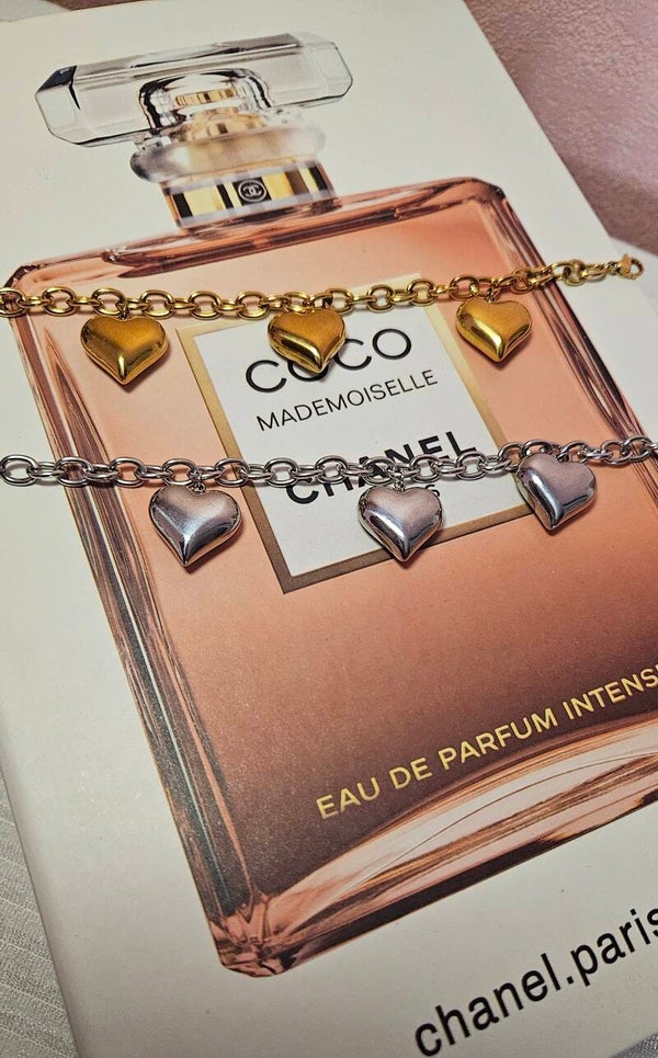 💕 Bracelet Trois Cœurs – Collection Printemps 💕