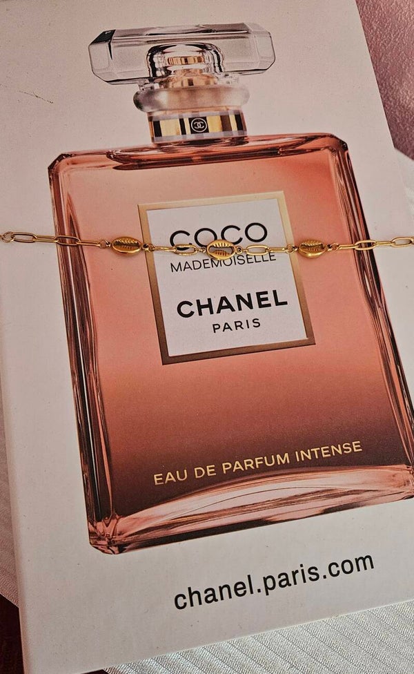 ✨ Bracelet chaîne tricolore – Coquillages ✨