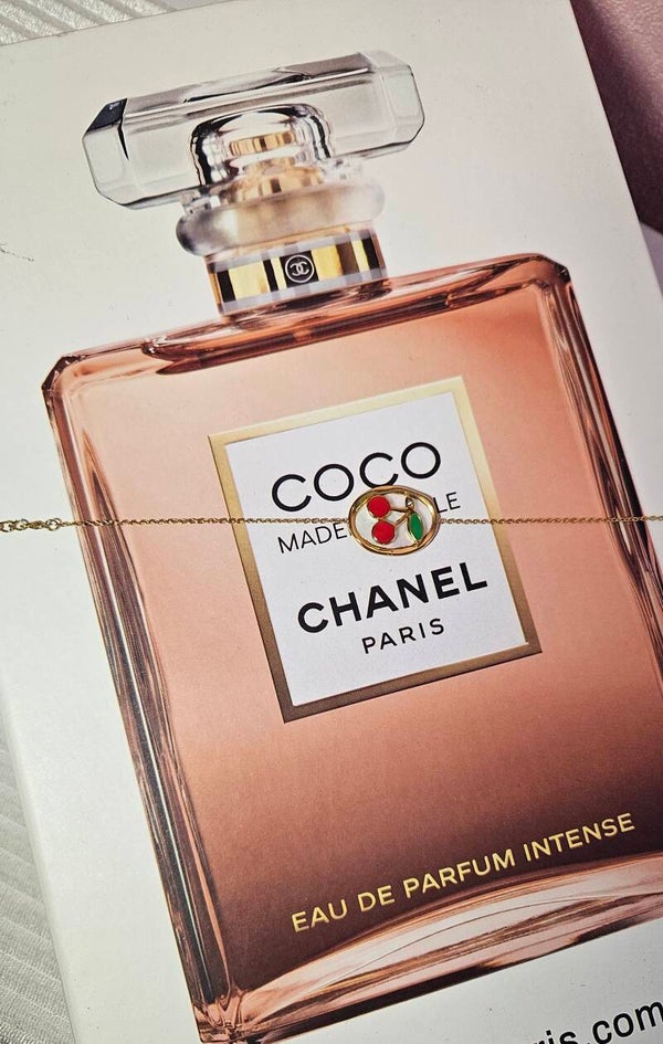 “🍒 Bracelet Cerise Doré – L’Accessoire Fraîcheur de l’Été ! ☀️”