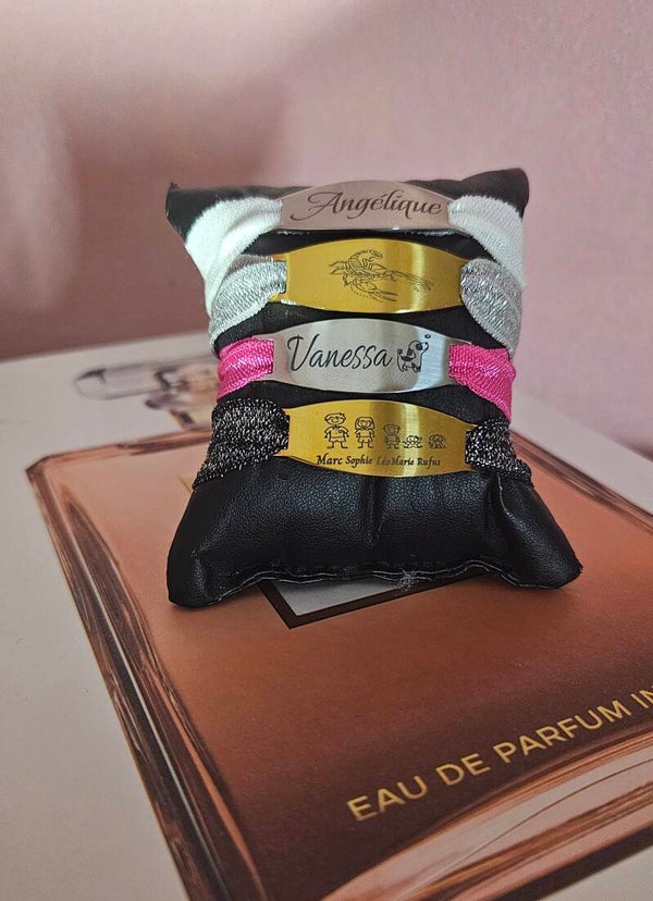 ✨️ Bracelets ruban pailleté personnalisé ✨️