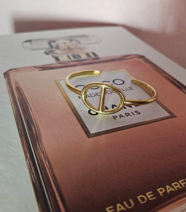 Bracelet jonc ouvert Maille Marine