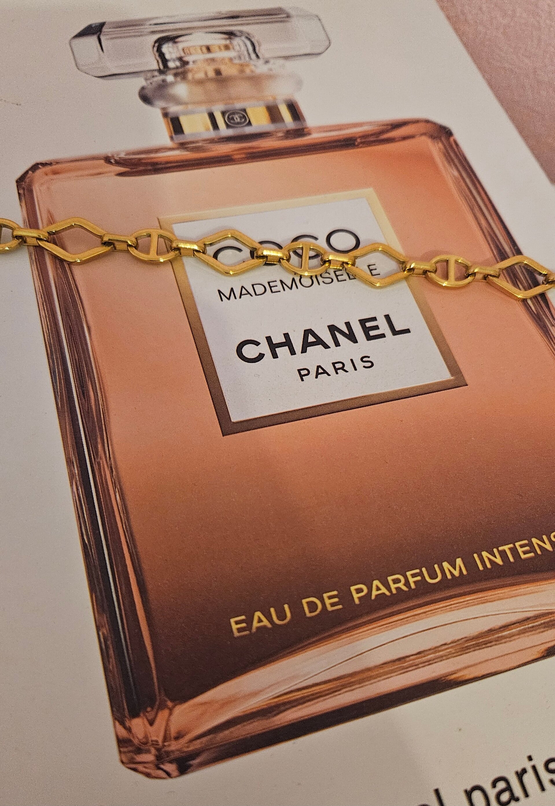 ✨ Bracelet Doré “Gros Maillons” Maille Marine