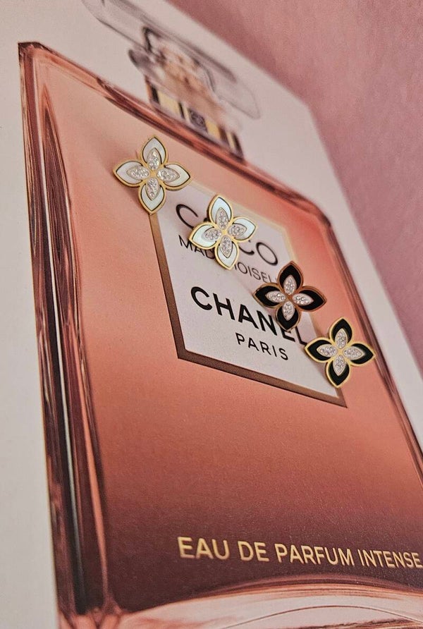 🌸 Boucles d’Oreilles “Fleurs Dorées”