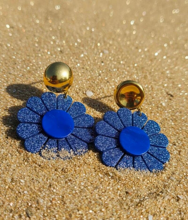 ✨ Fleurs XL bleu scintillant – L’effet waouh assuré ! ✨