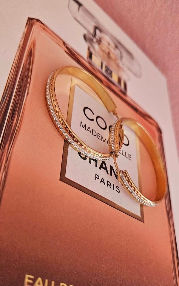 ✨ Magnifiques créoles XL tout en strass ! ✨